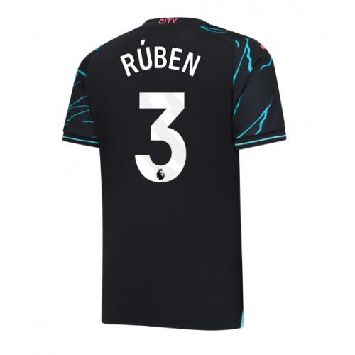 Moški Nogometni dresi Manchester City Ruben Dias #3 Tretji 2023-24 Kratek Rokav